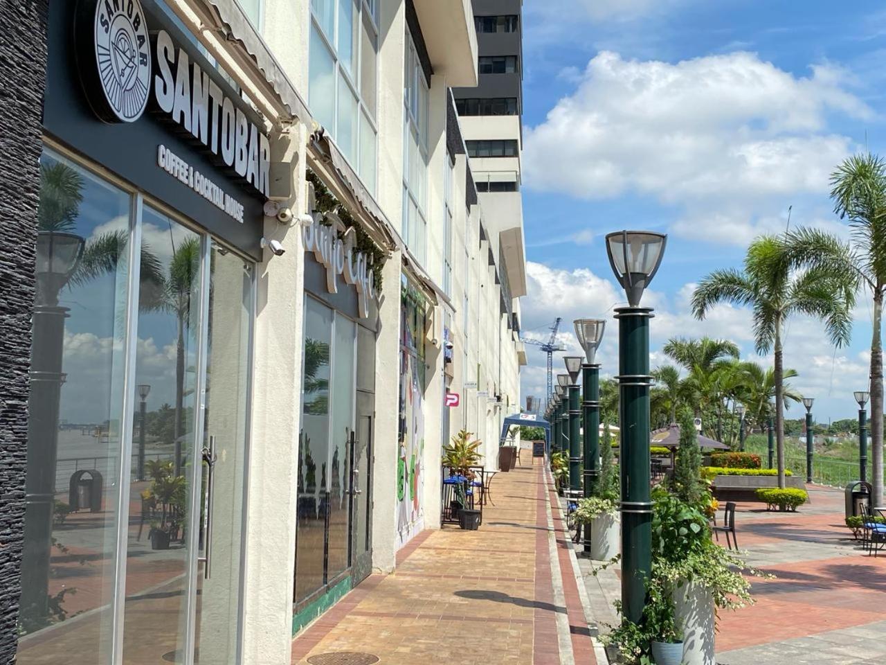 Puerto Santa Ana, Torres Bellini, 2 Dormitorios, Parqueo Guayaquil Ngoại thất bức ảnh